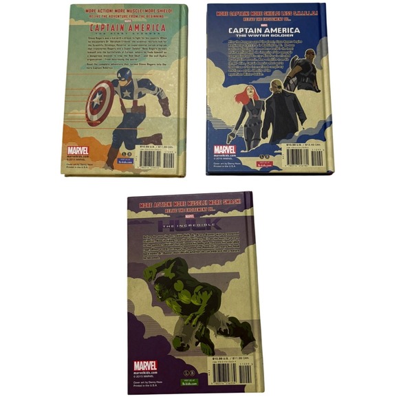 Marvel MCU Hardcover Book Lot Captain America Winter Soldier Hulk 1st Ed Set - Picture 2 of 11